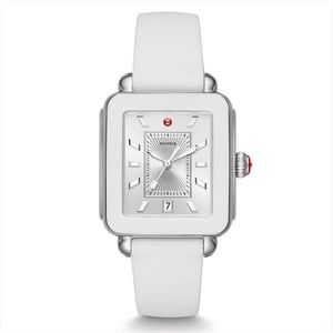 COPY - EUC Michele Deco Sport Stainless Steel White Silicone Watch